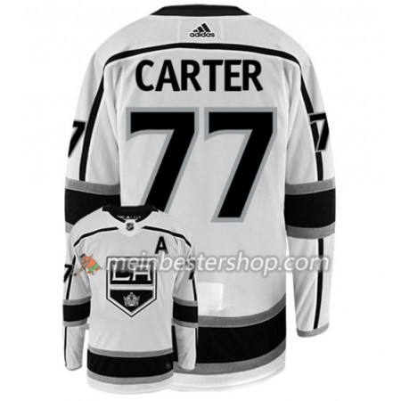 Los Angeles Kings JEFF CARTER 77 Adidas Weiß Trikot Authentic - Herren